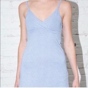 Brandy Melville blue floral print dress